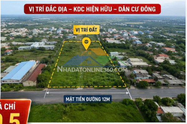 19,5 tr/m² – 7.500m² full thổ cư, m t đường 12m – vĩnh lộc,...
