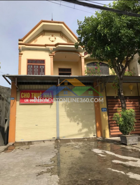 Cho thuê nhà mặt đường kinh doanh hoặc làm văn phòng tại vinh
