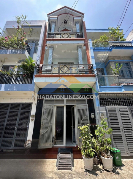 Nhà mới đẹp 3 tầng kiên cố - 60m2 - 4*15m - 4 phòng ngủ - sổ...