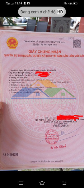 Đầu tư sinh lời - chính chủ bán đất mặt tiền đặng tất, phường tân an, buôn ma thuột, đăk lăk