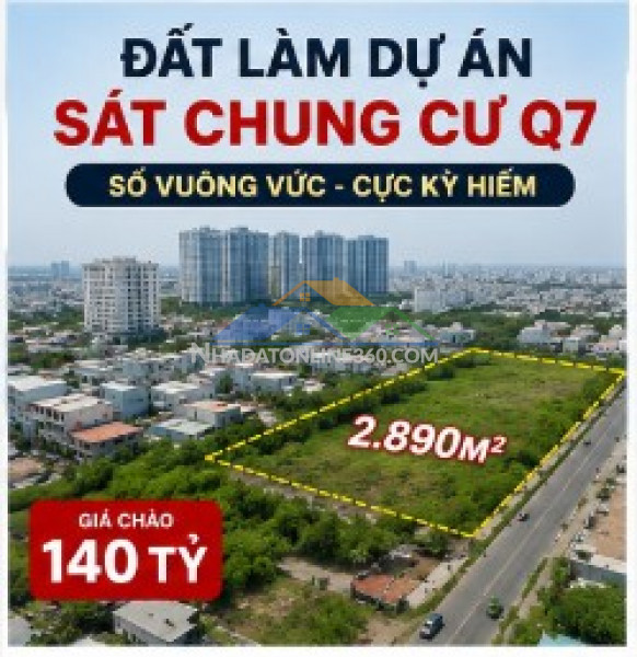 ???? huỳnh tấn phát – quỹ đất 2.890m² làm dự án – sát chung...