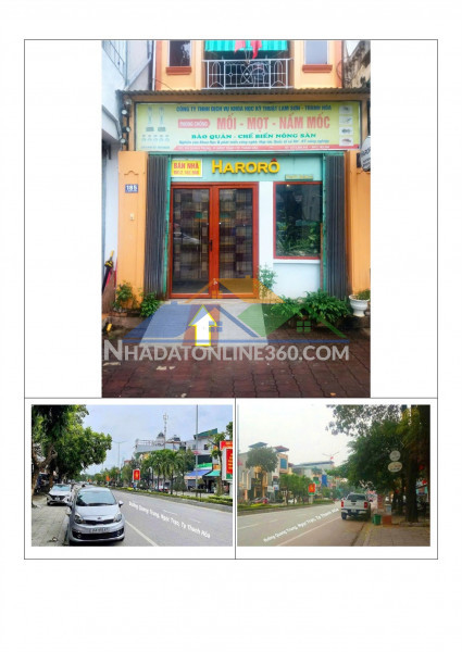 Chính chủ cần bán nhà mặt phố vị trí đẹp 185 quang trung, phường ngọc trạo, tp thanh hóa, thanh hóa.