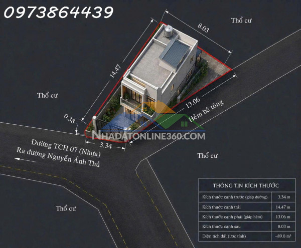 Đấtlô góc  mặt tiền 12m – nở hậu đẹp –89m2 - tân chánh hiệp, q.12- giá chỉ 3,78 tỷ