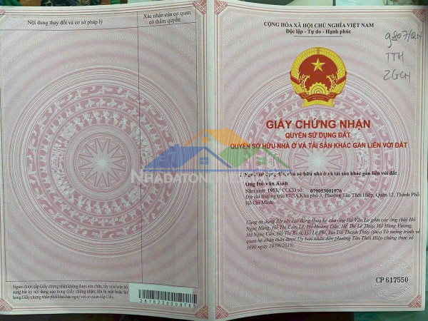 Siêu phẩm góc 2 mặt tiền trương thị hoa & dương thị mười – q12