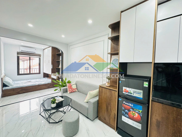 Cho thuê căn 1pn 1pk full đủ đồ đẹp tại ngõ 97 khương trung, ngã tư sở