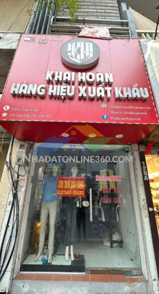 Cần cho thuê mặt bằng kinh doanh tại 129, phố mai hắc đế, phường nguyễn du, quận hai bà trưng, hà nội