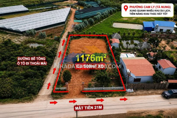 Đất đẹp phường cam ly (tà nung) – 2 mặt tiền
