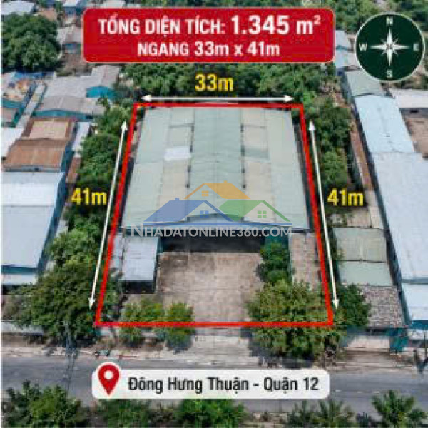 Quỹ đất hiếm an phú đông q.12 – 1.169m² – ngang 31m chỉ 62 tỷ