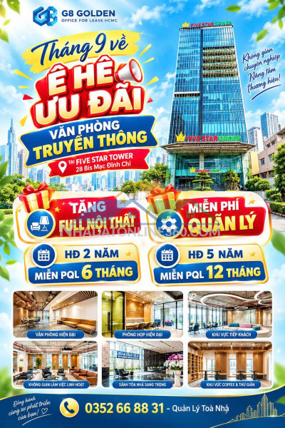 Văn phòng trọn gói - trung tâm q1 - chỉ 5 triệu/tháng - tặng 2 tháng