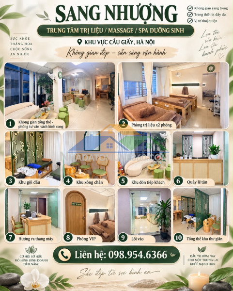 Sang nhượng trung tâm trị liệu - massage - spa dưỡng sinh tại...