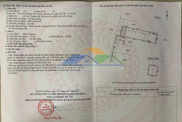 Nhà vị trí đẹp giá tốt chính chủ cần bán nhà tại  phường 14, quận gò vấp