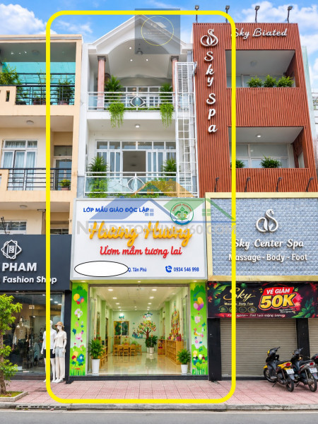 Cho thuê nhà mặt tiền tân sơn nhì 68m², 4tầng, 29triệu-cạnh ngã tư, chung cư