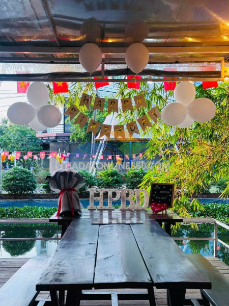 Sang nhượng – cho thuê quán nhậu sân vườn  đang hoạt động hơn 2 năm sát chợ miếu bông, 2 mặt tiền chính chủ