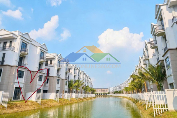 Đảo ngọc nghĩa trụ, văn giang giá 15 tỷ 165m view sông,khu biệt lập