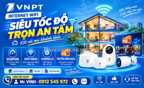 Nâng tầm không gian sống với công nghệ vnpt - xgspon, wifi mesh,...