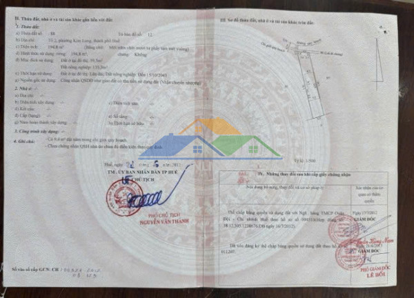 Cần bán nhà mặt tiền đường có vị trí đẹp tại hà khê – tổ 2 - p. kim long – tp. huế