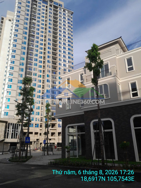 Cho thuê căn góc vd02- central plaza ecopark vinh