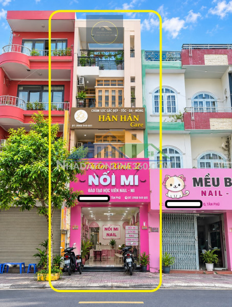 Cho thuê nhà mặt tiền tân sơn nhì 68m², 4tầng, 29triệu-cạnh...