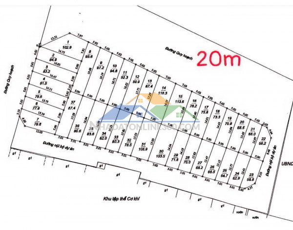 Đất đấu giá thôn vàng – gia lâm  đường 2 ô tô tránh  vỉa hè  giá 105tr/m²