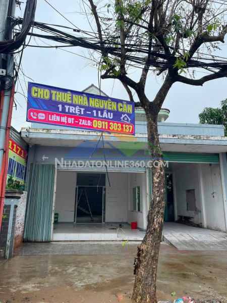 Chính chủ cho thuê nhà nguyên căn – mặt tiền đường, view sông – thị trấn mỏ cày