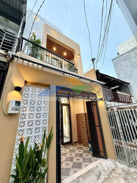 Nhà mới ngay chợ thạch đà – 3pn có 1pn trệt – 56,4m² nở...