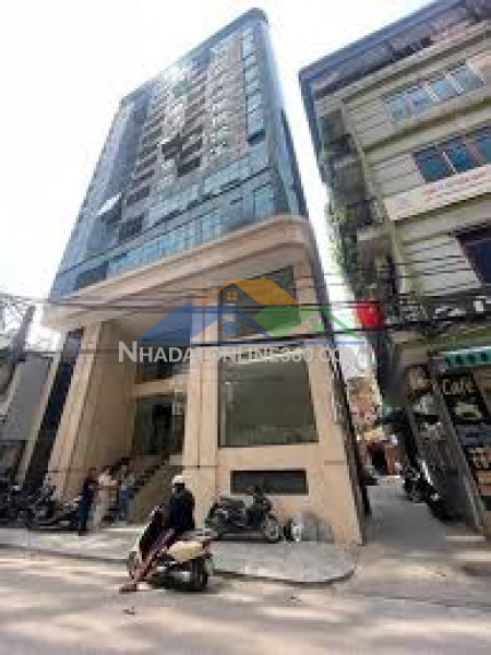 Bán nhà mặt phố phố phùng chí kiên, dt 105m2, căn góc, xây 9tầng