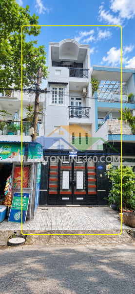 Cho thuê nhà mặt tiền nb vườn lài 80m², 4tầng, 25triệu-khu vp,gần chung cư