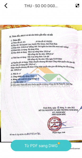 Tôi cần bán đất xã quỳnh lưu, nho quan, ninh bình