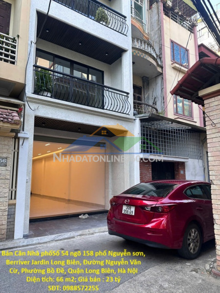 Bán căn nhà phố nguyễn sơn, berriver jardin long biên, đường nguyễn văn cừ, bồ đề, long biên, hà nội