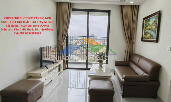 Chính chủ cho thuê căn hộ mới tinh – full nội thất – a&t sky...