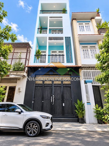 Vườn lài – hẻm xe hơi thông – nhà  52m² 4 tầng chỉ 8.x
