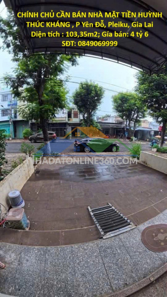 Chính chủ cần bán nhà mặt tiền huỳnh thúc kháng , p yên đỗ,...
