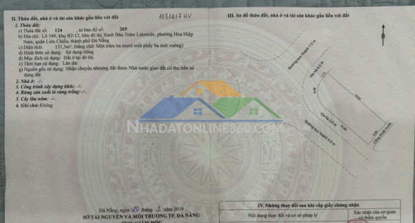 ????????bán đất đường hoàng thị loan - sát ngã 4 lý thái tông