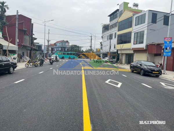 Cho thuê đất 220m² – lô góc 2 mặt tiền –đường hải phong ,...