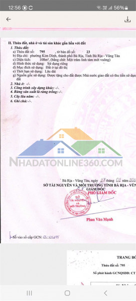 Đầu tư sinh lời- chính chủ cần bán đất vị trí đẹp...