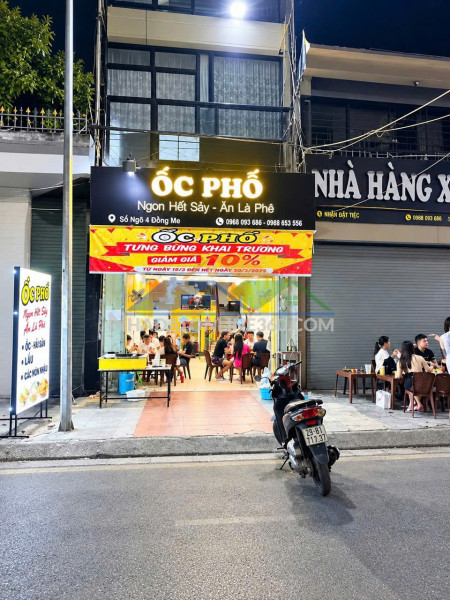 Sang nhượng quán ốc – lẩu 2 tầng mặt phố đồng me , mễ trì, nam từ liêm, hà nội- chỉ 70tr