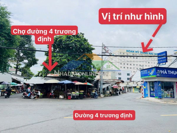 Mặt tiền đường trương quyền ngang 5.5m - cách cổng bv hoàn mỹ 40m chỉ 4.9 tỷ