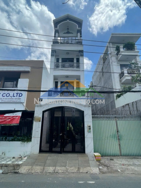 Nhà mới đẹp 4 tầng kiên cố - 53m2 - 4pn, - sân thượng - giáp tân phú - hẻm trước nhà 8m - gần trường học đầy đủ tiện ích -chỉ 5tỷ95