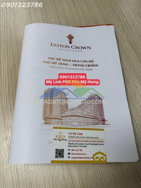 Bảng giá, lịch thanh toán dự án triton crown phú mỹ hưng. nhận thông tin nhanh nhất 0901323786 pkd phú mỹ hưng