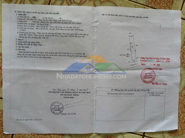 Đất đẹp- giá tốt bán nhanh lô đất đầu tư là sinh lời tại huyện dầu tiếng tỉnh bình dương