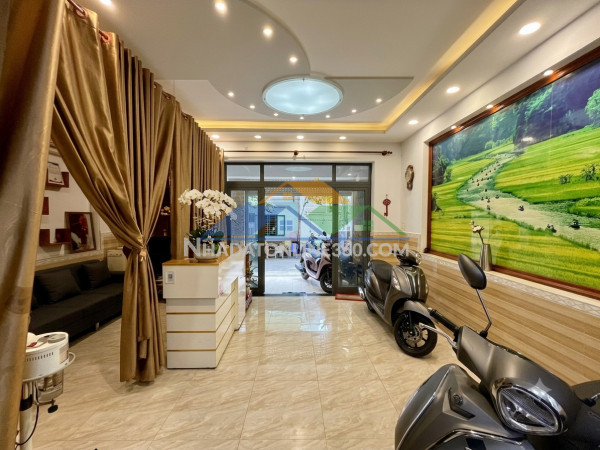 Sát bv 175 - ngang 6m - 60m² - 4 tầng - hẻm xe hơi thông - nguyễn kiệm