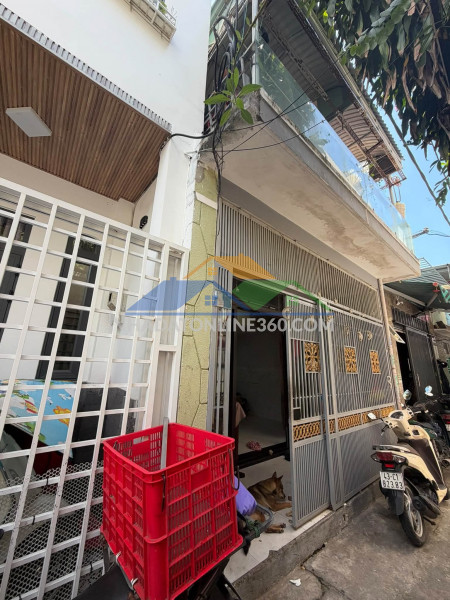 ♪ nhà kiệt thẳng thông 30m ra mt trần cao vân gần chợ tam thuận, 2.55 tỷ