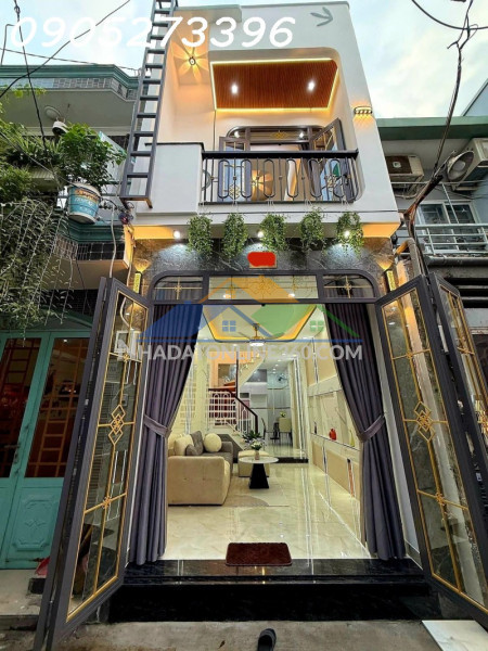 Nhà mới đẹp cạnh ôtô, hẻm 73 ni sư huỳnh liên tân bình, 4.4x10m 2 tầng đúc thật 2pn, sổ a4 hoàn công đủ, chỉ 4.x tỷ tl.