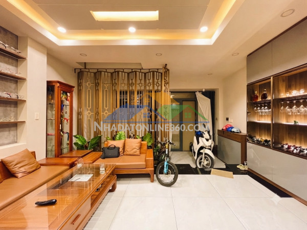 Ngang 5.5m - 71m² - 3 tầng - hẻm xe hơi - quang trung - gần co.op mart