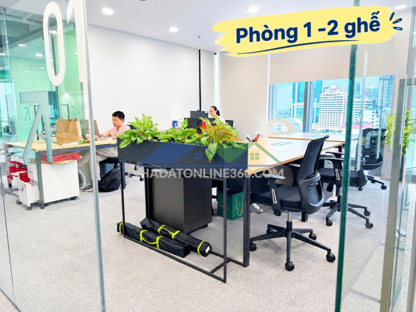 Văn phòng trọn gói q.1 -phòng riêng từ 2-16 người - chỉ 5,5 triệu/người
