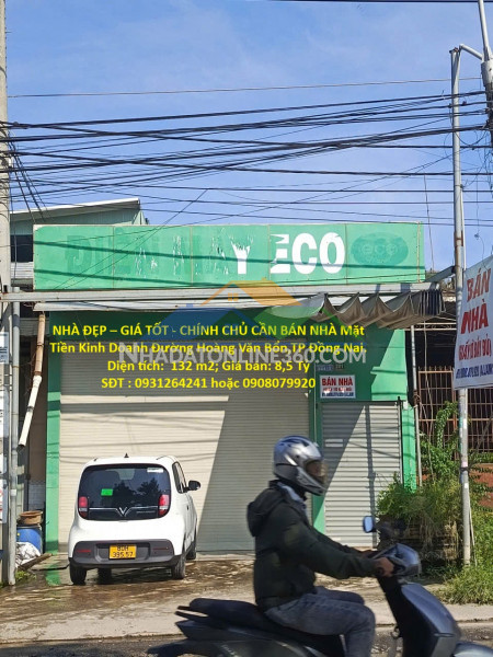 Nhà đẹp – giá tốt - chính chủ cần bán nhà mặt tiền kinh doanh đường hoàng văn bổn,tp đồng nai.