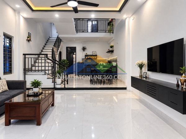 ♪ kiệt gần bình an 7, 72m2, 2 tầng đẹp, sân xe rộng, sân thượng thoáng, 4.xx tỷ