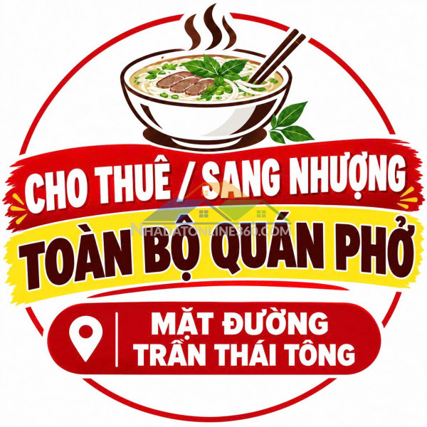 Cho thuê / sang nhượng toàn bộ quán phở – trần thái tông, dịch vọng , cầu giấy, hà nội
