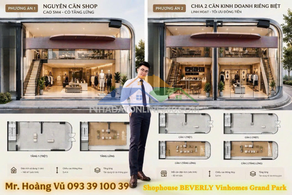 Một mặt bằng hai chiến lược shophouse beverly vinhome quận 9 lời...