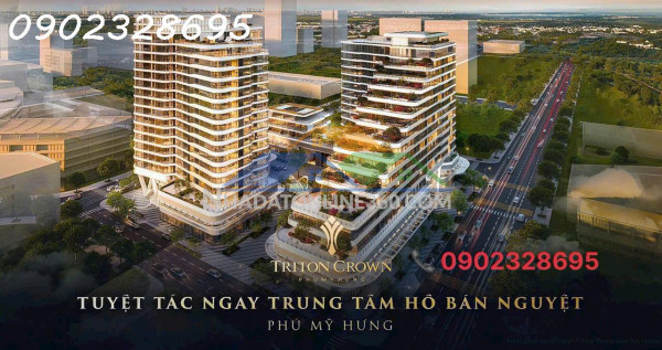 Mở bán bốc thăm căn hộ triton crown hồ bán nguyệt phú mỹ hưng